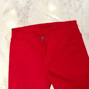 J Brand Jeans Bright Red size 27